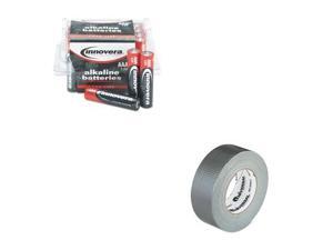 Shoplet Best Value Kit - Innovera Alkaline Batteries (IVR11124) and Universal... Shoplet Best Value Kit - Innovera Alkaline Batteries (IVR11124) and Universal...