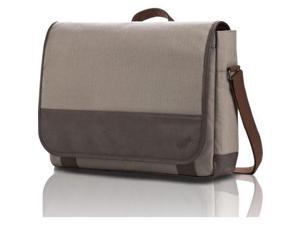 Lenovo Casual Carrying Case (Messenger) for 15.6", Notebook - Beige, Brown 2V... Lenovo Casual Carrying Case (Messenger) for 15.6", Notebook - Beige, Brown 2V...