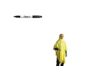 Shoplet Best Value Kit - Unisan Disposable Rain Poncho (UNS07000) and Sharpie... Shoplet Best Value Kit - Unisan Disposable Rain Poncho (UNS07000) and Sharpie...