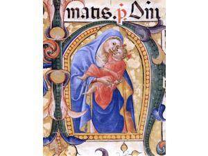Bartolomeo Di Fruosino Antiphonary (Cod. B, folio 148) - 16" x 20" Premium Canvas Print Bartolomeo Di Fruosino Antiphonary (Cod. B, folio 148) - 16" x 20" Premium Canvas Print
