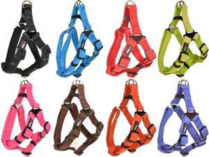 Dogline Comfort Microfiber Soft Padded Step In Pet Puppy Dog Harness Nylon Reinforecement (5 sizes and 8 colos available) Dogline Comfort Microfiber Soft Padded Step In Pet Puppy Dog Harness Nylon Reinforecement (5 sizes and 8 colos available)