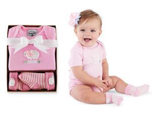 Mud Pie PINK LAMB BOXED SET Mud Pie PINK LAMB BOXED SET