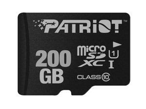 200GB Patriot LX Series microSDXC CL10 UHS-I Mobile Memory Card With SD Adapter 200GB Patriot LX Series microSDXC CL10 UHS-I Mobile Memory Card With SD Adapter
