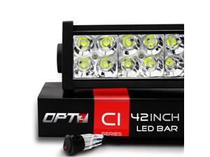 OPT7 C1 Series 42" Off-Road LED Light Bar w/ Power Harness and Switch - 240W Flood/Spot Combo Auxiliary ATV SidexSide Boat Marine Work Lamp OPT7 C1 Series 42" Off-Road LED Light Bar w/ Power Harness and Switch - 240W Flood/Spot Combo Auxiliary ATV SidexSide Boat Marine Work Lamp