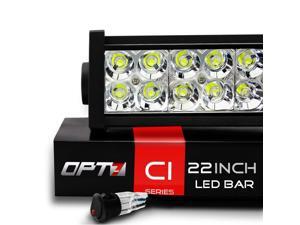 OPT7 C1 Series 22" Off-Road LED Light Bar w/ Power Harness and Switch - 120W Flood/Spot Combo Auxiliary ATV SidexSide Boat Marine Work Lamp OPT7 C1 Series 22" Off-Road LED Light Bar w/ Power Harness and Switch - 120W Flood/Spot Combo Auxiliary ATV SidexSide Boat Marine Work Lamp