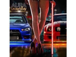 OPT7 Aura LED Glow Underbody Lighting Kit - Full Color Spectrum - 4 Smart-Color Strips - Aluminum Build - E-Z Remotes OPT7 Aura LED Glow Underbody Lighting Kit - Full Color Spectrum - 4 Smart-Color Strips - Aluminum Build - E-Z Remotes