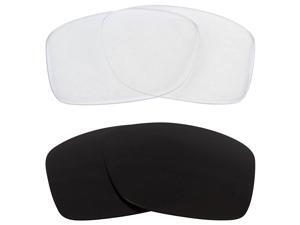 New SEEK Replacement Lenses for Oakley Sunglasses JUPITER SQUARED Black Clear New SEEK Replacement Lenses for Oakley Sunglasses JUPITER SQUARED Black Clear