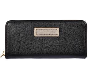 Marc by Marc Jacobs women's wallet leather coin case holder purse card bifold black Marc by Marc Jacobs women's wallet leather coin case holder purse card bifold black