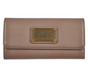 Marc by Marc Jacobs women's wallet leather coin case holder purse card bifold rootbeer brown Marc by Marc Jacobs women's wallet leather coin case holder purse card bifold rootbeer brown