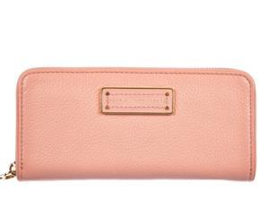 Marc by Marc Jacobs women's wallet leather coin case holder purse card bifold peach flower pink Marc by Marc Jacobs women's wallet leather coin case holder purse card bifold peach flower pink