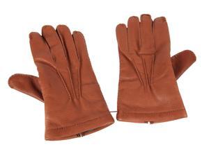 Fendi men's leather gloves brown Fendi men's leather gloves brown