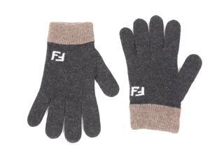 Fendi men's wool gloves grey Fendi men's wool gloves grey