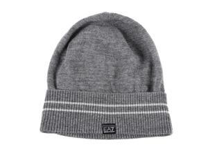 Emporio Armani EA7 women's wool beanie hat grey Emporio Armani EA7 women's wool beanie hat grey