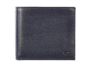 Valentino Garavani men's genuine leather wallet credit card bifold blu Valentino Garavani men's genuine leather wallet credit card bifold blu