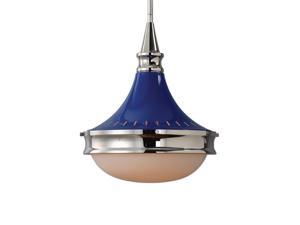 Uttermost Blueberry 1 Light Painted Blue Pendant Uttermost Blueberry 1 Light Painted Blue Pendant