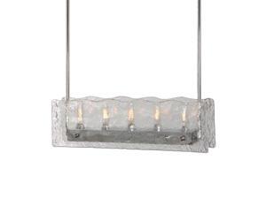 Uttermost Cheminee 5 Light Textured Glass Chandelier Uttermost Cheminee 5 Light Textured Glass Chandelier