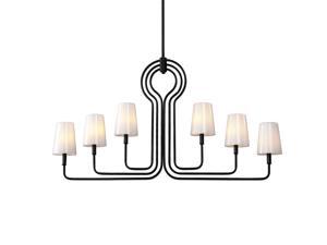 Uttermost Articulo 6 Light Black Iron Chandelier Uttermost Articulo 6 Light Black Iron Chandelier