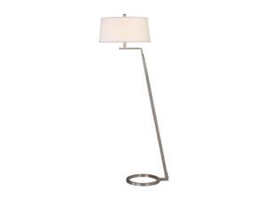 Uttermost Ordino Modern Nickel Floor Lamp Uttermost Ordino Modern Nickel Floor Lamp