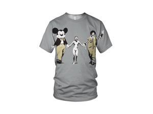 Banksy Napalm Girl From Vietnam War Men's Fashion T Shirt, White, M Banksy Napalm Girl From Vietnam War Men's Fashion T Shirt, White, M