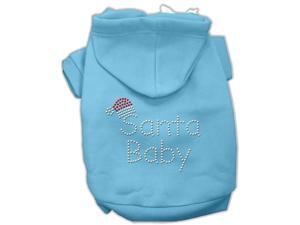 Santa Baby Dog Hoodie Baby Blue/XXX Large Santa Baby Dog Hoodie Baby Blue/XXX Large