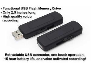 TeKit NTRC100019 High Quality Voice Activated 4GB USB Flash Drive TeKit NTRC100019 High Quality Voice Activated 4GB USB Flash Drive