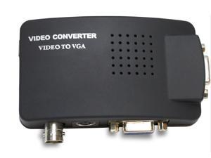 Tekit VGA/ Video/ S-video to VGA Converter Box Adapter switch for PC LCD Monitor,Video to VGA Video converter,BNC to VGA converter adapter box support 1080P Video Converter Black Tekit VGA/ Video/ S-video to VGA Converter Box Adapter switch for PC LCD Monitor,Video to VGA Video converter,BNC to VGA converter adapter box support 1080P Video Converter Black