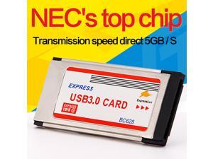 USB 3.0 PCI Express Card Adapter 5Gbps Dual 2 Ports HUB PCI 34mm Slot Express Card PCMCIA For Laptop Notebook USB 3.0 PCI Express Card Adapter 5Gbps Dual 2 Ports HUB PCI 34mm Slot Express Card PCMCIA For Laptop Notebook