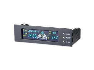 5.25 inch optical drive front panel 3-channel fan speed controller with LCD Temperature display ,3pin/4pin 5.25" pc controller panel 10w 3-Channel fan speed controller 5.25 inch optical drive front panel 3-channel fan speed controller with LCD Temperature display ,3pin/4pin 5.25" pc controller panel 10w 3-Channel fan speed controller