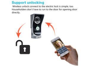 Tekit WIFI Video Intercom Door Phone Wireless Digital Smart Peephole Viewer Camera 2.0 Megapixel Night Vision Doorbell for Home Tekit WIFI Video Intercom Door Phone Wireless Digital Smart Peephole Viewer Camera 2.0 Megapixel Night Vision Doorbell for Home