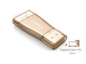 EAGET i50 Mfi Certified Lightning to USB Storage 32GB iPhone / iPad /iPod / PCs / Mac Computers ,32G USB3.0 MFI PHONE large flash pen usb drives high speed keys phone r2d2 USB– Golden EAGET i50 Mfi Certified Lightning to USB Storage 32GB iPhone / iPad /iPod / PCs / Mac Computers ,32G USB3.0 MFI PHONE large flash pen usb drives high speed keys phone r2d2 USB– Golden