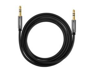 3.5mm Auxiliary Audio Stereo Jack to Jack Audio Cable for Apple iPhone, iPod, iPad, Samsung,Smartphones, Tablets and Speakers,24K Gold Plated Male to Male,Aluminum Case (1 M / 3ft Black) 10733 3.5mm Auxiliary Audio Stereo Jack to Jack Audio Cable for Apple iPhone, iPod, iPad, Samsung,Smartphones, Tablets and Speakers,24K Gold Plated Male to Male,Aluminum Case (1 M / 3ft Black) 10733