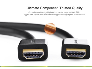 HD104-10106 High Speed HDMI cable with Ethernet HD104-10106 High Speed HDMI cable with Ethernet