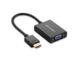 Active HDMI to VGA Adapter Converter with Audio and Mirco USB Converter Premium Aluminum Case for Apple TV, PC, Laptop, Ultrabook,Raspberry Pi, Chromebook, Support 1920x1080 60Hz Black Active HDMI to VGA Adapter Converter with Audio and Mirco USB Converter Premium Aluminum Case for Apple TV, PC, Laptop, Ultrabook,Raspberry Pi, Chromebook, Support 1920x1080 60Hz Black