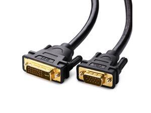 DVI 24+5 DVI-I Dual Link to VGA Male to Male Digital Video Cable Gold Plated Support 1080P for Gaming, DVD, Laptop, HDTV and Projector, 2m DVI 24+5 DVI-I Dual Link to VGA Male to Male Digital Video Cable Gold Plated Support 1080P for Gaming, DVD, Laptop, HDTV and Projector, 2m