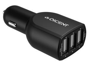 QICENT® PowerDrive Portable Mini Rapid USB Car Charger Micro USB Universal Cigarette Charger Smart Adapter Car Kits for Apple Iphone 6 Plus 5S Ipad Mini 3 and Android Devices Samsung (CA-3U-BK) QICENT® PowerDrive Portable Mini Rapid USB Car Charger Micro USB Universal Cigarette Charger Smart Adapter Car Kits for Apple Iphone 6 Plus 5S Ipad Mini 3 and Android Devices Samsung (CA-3U-BK)