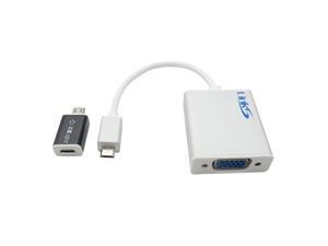 LinkS Micro USB to VGA MHL Adapter+Micro 5pin to 11pin adapter + Charging Cable in Black 3 Feet Kit—Ship From US LinkS Micro USB to VGA MHL Adapter+Micro 5pin to 11pin adapter + Charging Cable in Black 3 Feet Kit—Ship From US