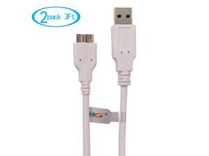 LinkS 2 pack 3Ft/feet Samsung Galaxy S5 Cable USB 3.0 Data Sync & Charging Cable for Samsung Galaxy Note 3 / S5 N9000 N9002 N9005 Note III in white—Ship from US LinkS 2 pack 3Ft/feet Samsung Galaxy S5 Cable USB 3.0 Data Sync & Charging Cable for Samsung Galaxy Note 3 / S5 N9000 N9002 N9005 Note III in white—Ship from US