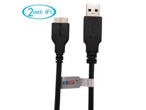 LinkS 2 pack 6.5Ft/feet Samsung Galaxy S5 Cable USB 3.0 Data Sync & Charging Cable for Samsung Galaxy Note 3 / S5 N9000 N9002 N9005 Note III in black—Ship from US LinkS 2 pack 6.5Ft/feet Samsung Galaxy S5 Cable USB 3.0 Data Sync & Charging Cable for Samsung Galaxy Note 3 / S5 N9000 N9002 N9005 Note III in black—Ship from US