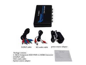 LinkS V1.3 Component RGB Plus R/L to HDMI Converter Support 1080p for DVD PS3 with YPbPr Video cable and R/L audio cable - Not for Windows 10 LinkS V1.3 Component RGB Plus R/L to HDMI Converter Support 1080p for DVD PS3 with YPbPr Video cable and R/L audio cable - Not for Windows 10