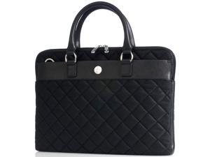 Knomo Bayswater Collection Avignon 11" Slim Brief - Black Knomo Bayswater Collection Avignon 11" Slim Brief - Black