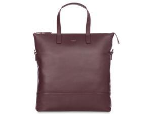 Knomo Mayfair Vigo Lea N/S Top Zip Tote - Espresso Knomo Mayfair Vigo Lea N/S Top Zip Tote - Espresso