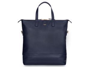 Knomo Mayfair Vigo Lea N/S Top Zip Tote - Navy Knomo Mayfair Vigo Lea N/S Top Zip Tote - Navy