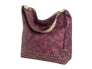 Reversible Stud Hobo - Wine/Sand Reversible Stud Hobo - Wine/Sand