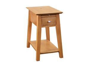 Power Table Pecan Finish Power Table Pecan Finish