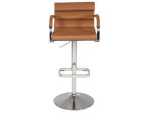 Chrome/Black Pneumatic Gas Lift Swivel Height Stool Chrome/Black Pneumatic Gas Lift Swivel Height Stool