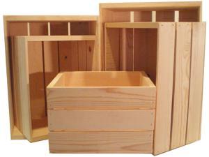 Nesting Wooden Crate 5pc Set Nesting Wooden Crate 5pc Set