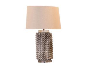 Bombay™ Lighting Nostalgic Stamps Cylindrical 31" Table Lamp Bombay™ Lighting Nostalgic Stamps Cylindrical 31" Table Lamp