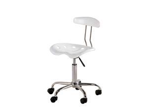 Michael Anthony Furniture Tractor Seat Task Chair White Michael Anthony Furniture Tractor Seat Task Chair White