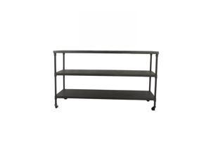Bombay™ Grey 3-Shelf Media Console with Caster Wheels Bombay™ Grey 3-Shelf Media Console with Caster Wheels