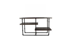 Bombay™ Merlot Reclaimed Distressed 3-Shelf Media Console Bombay™ Merlot Reclaimed Distressed 3-Shelf Media Console